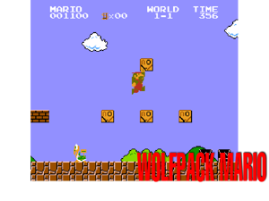 Wolfpack Mario (SMB1 Hack) Cover